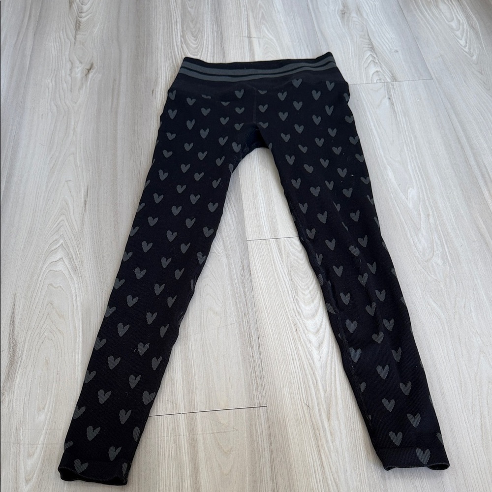 Spiritual Gangster Black Heart Leggings for Kids